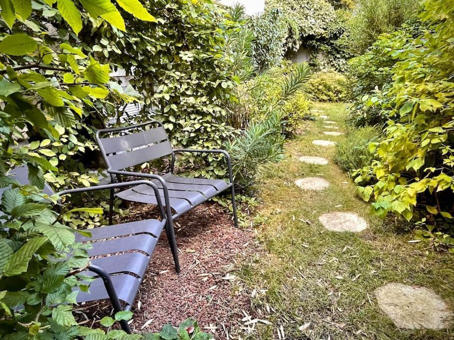 Appartement Cosy, Independant Avec Jardin เมอดง ภายนอก รูปภาพ